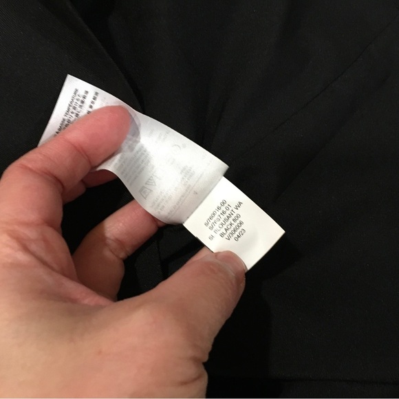 New Banana Republic Sculpture Blousant Waist Mini Dress Black Womens 4 #760016 - Picture 6 of 7